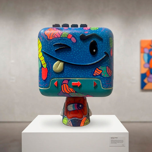 Robot Cassette · Intervención de Ilustronauta